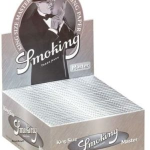 Smoking MASTER 1 boîte de papier à rouler King Size 50 x 33 feuilles Silver Long Papers Original