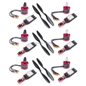 Moteur sans balais 2212 920KV CW CCW 2-3S + 30A ESC 5V 2A BEC avec connecteur 3.5mm + accessoire 1045 pour Multicopter F450 F550 S550