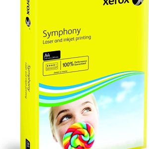 Xerox Symphony intense - Papier de couleur Jaune soleil 80 g/m² A4 - Ramette de 500 feuilles Visiter la boutique Xerox