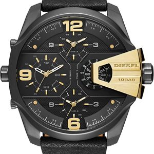 Montre Chief Series de Diesel à deux aiguilles en acier inoxydable, gunmetal, pour homme, DZ7377