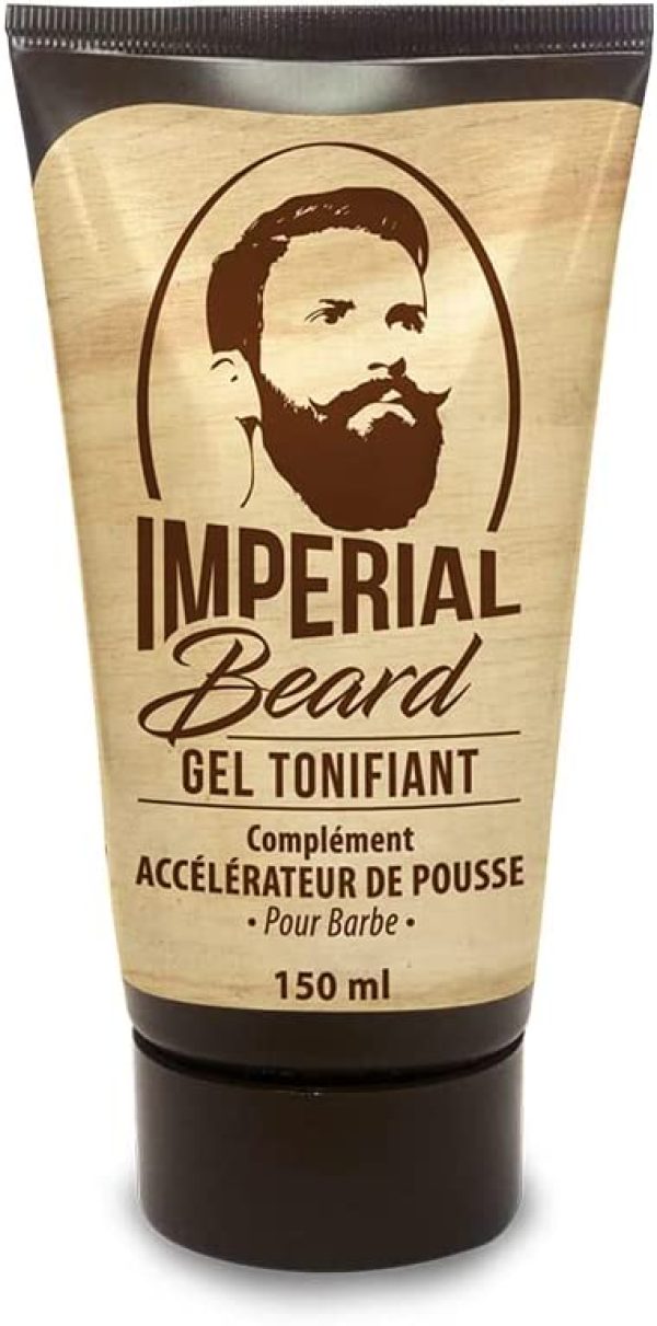 IMPERIAL BEARD - Gel Barbe Tonifiant Accélérateur de Pousse - Entretien Barbe - Fabrication Française - 150 ml Visiter la boutique Imperial Beard