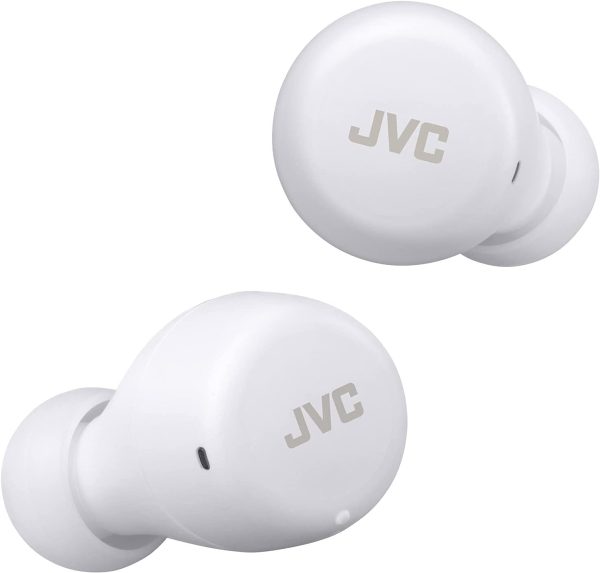 JVC Écouteurs sans Fil Gumy Mini, Petits Intra Auriculaires, Léger, Bluetooth 5.1, Résistance à l'eau (IPX4), Autonomie longue durée (jusqu'à 15 Heures) - HA-Z55T-W (Blanc) Marque : JVC