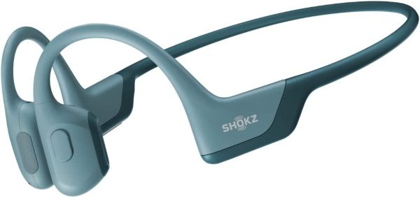 SHOKZ Openrun Pro, Casque Conduction Osseuse Écouteur Bluetooth Sport sans Fil, Casque Audio à Oreilles Libres Confort Conçu pour Le Sport,Running,Vélo,VTT-Bleu Visiter la boutique SHOKZ