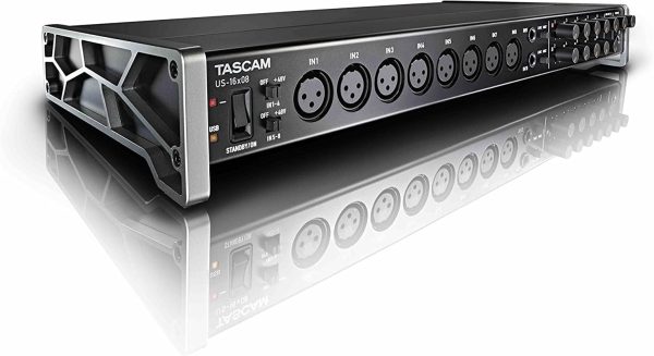 Tascam US-16x08 – Interface Audio/MIDI USB (16 entrées, 8 sorties) Marque : TASCAM