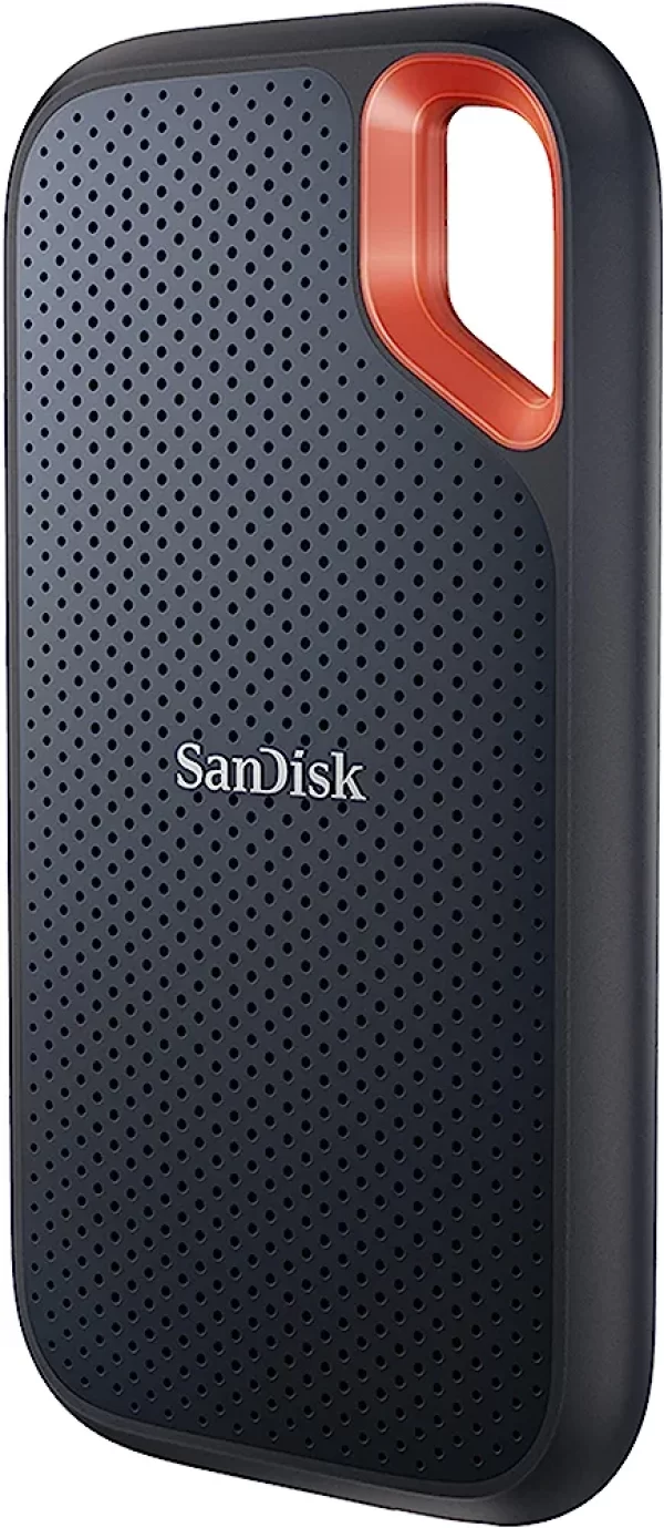 Disque SSD NVMe portable SanDisk Extreme 1 To, USB-C, jusqu'à 1 050 Mo/s en vitesse de lecture et 1 000 Mo/s en vitesse d'écriture, résistant à l'eau et à la poussière