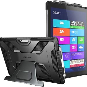 SUPCASE Coque pour Microsoft Surface Pro 7 Plus/Pro 7/ Pro 6/ Pro 5/ Pro 4/ Pro LTE, Protection Robuste [Unicorn Beetle Pro] avec Support Réglable et Porte-Stylet, Compatible avec Type Cover (Noir)